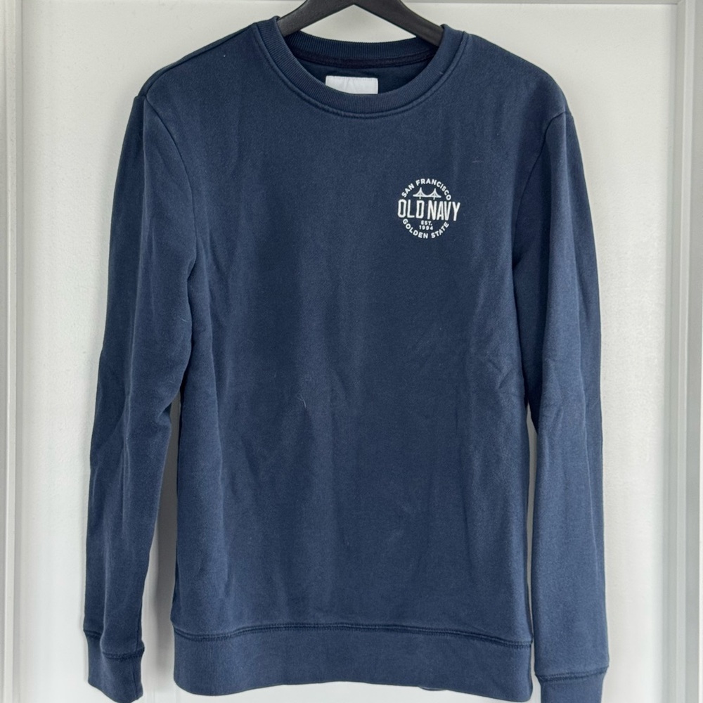 Old Navy Men's Deep Blue Crewneck Sweater